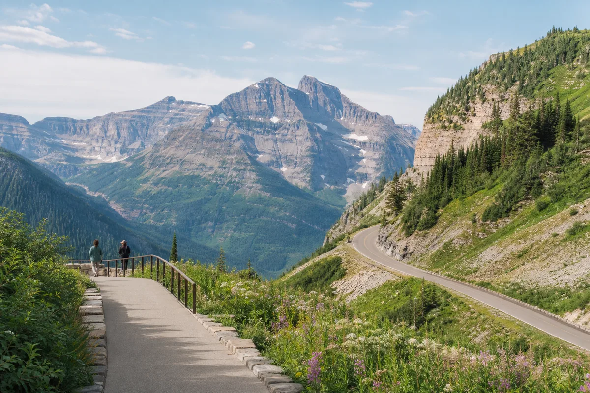 Glacier : la Going-to-the-Sun Road et les sentiers accessibles