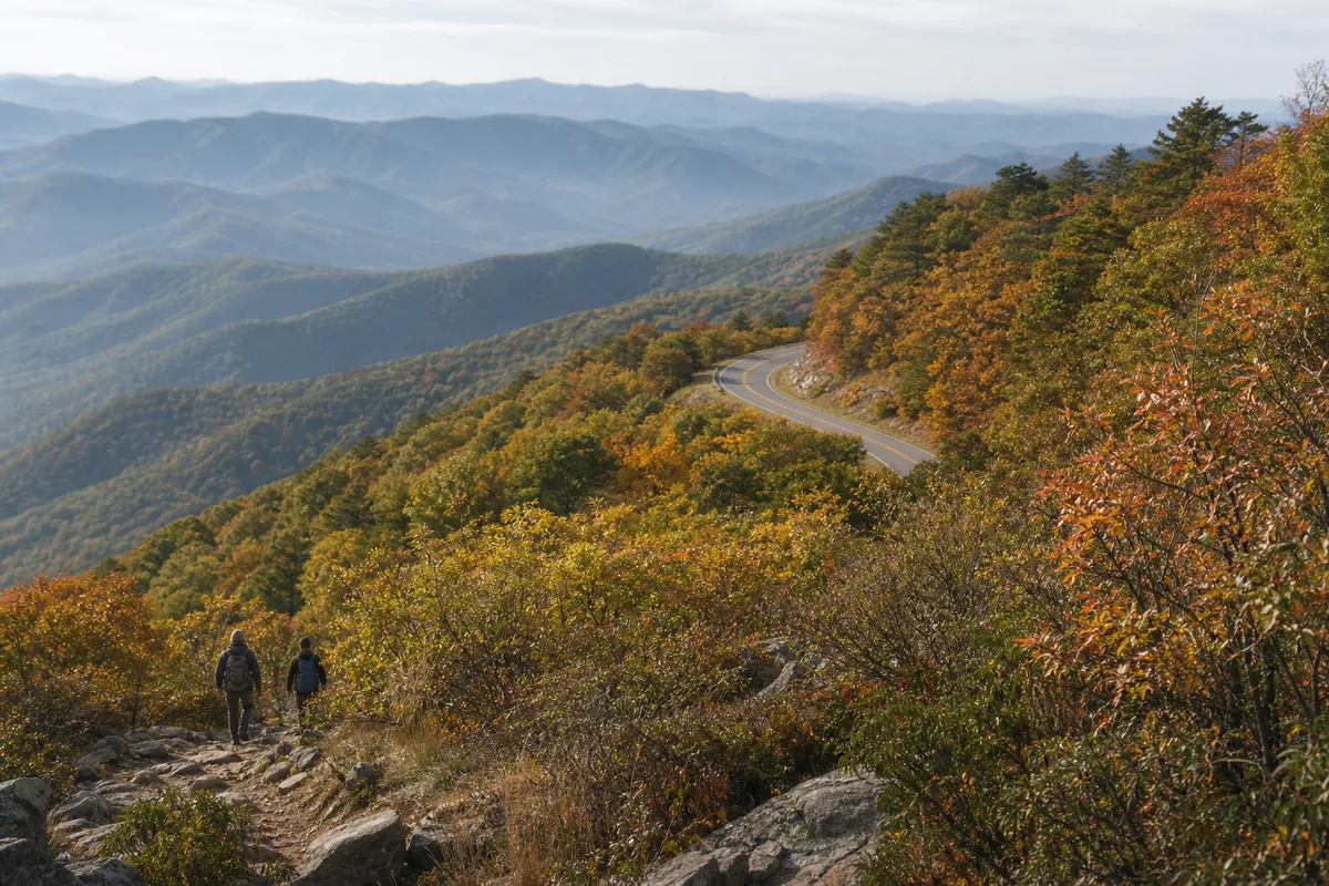 Shenandoah : Skyline Drive et randonnées d'automne